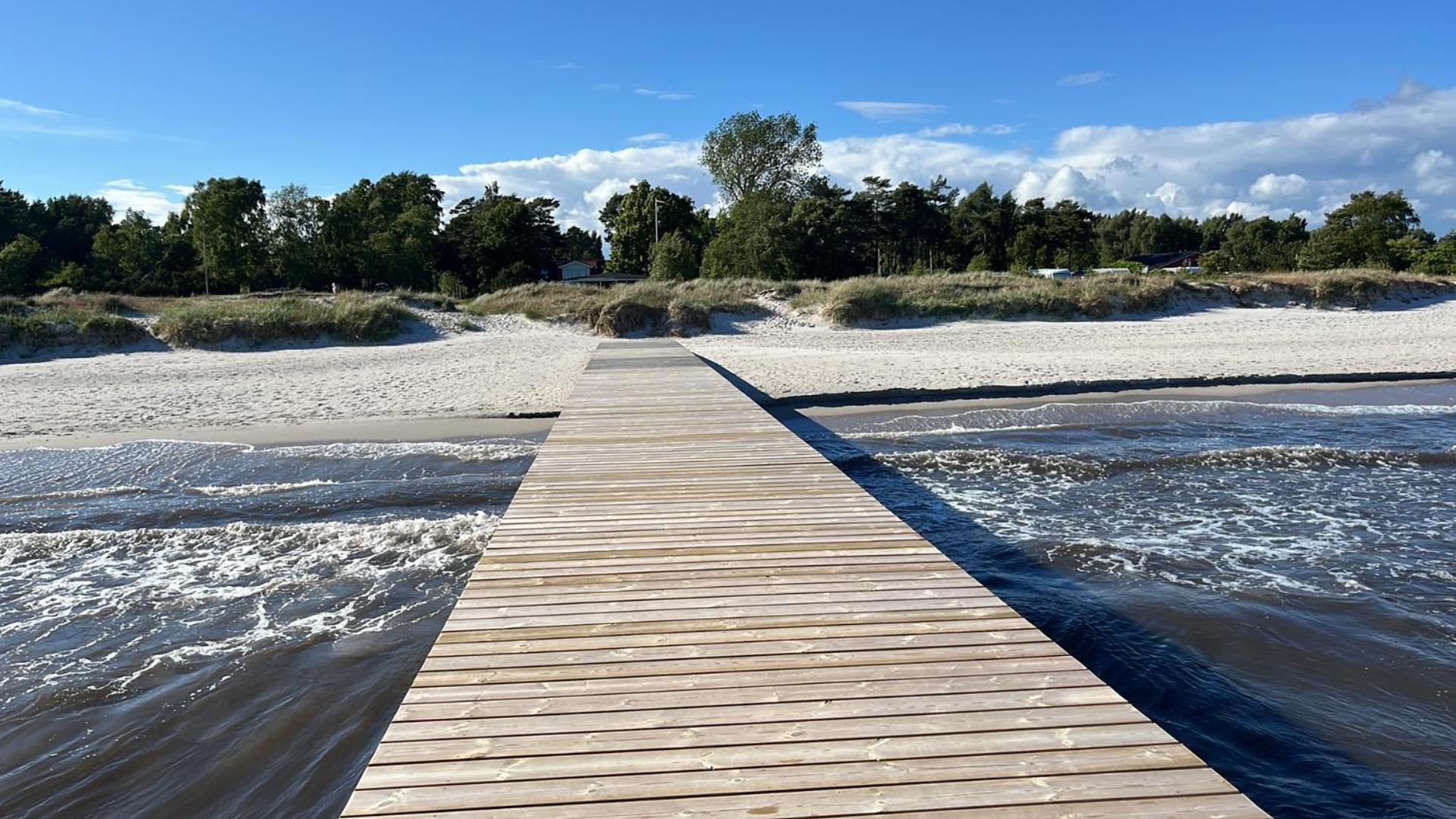 Strandboende Beddinge Strand 외부 사진